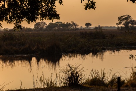 Abendstimmung im Mambwa Camp im Bwawata NP