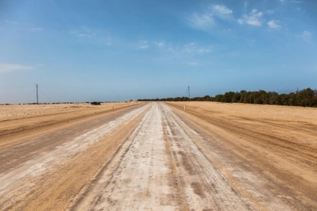 Piste auf Fahrt von Swakopmund zum Aabadi Mountain Camp