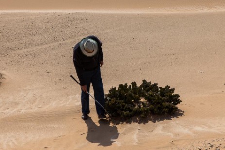 Steve bei Living Dessert Tour bei Swakopmund 